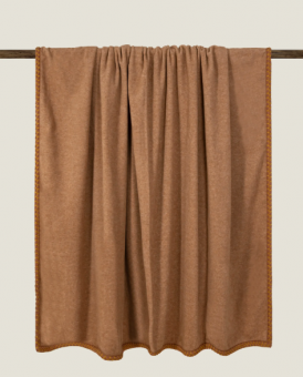 Плед "Frati SOFT BAMBOO BISCOTTO" желто-коричневый 200*260