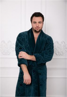Халат BRANDON Морская волна