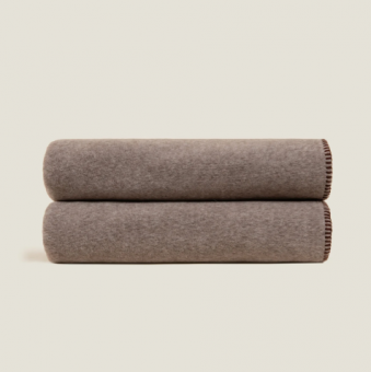 Плед "Frati SOFT BAMBOO TORTORA" коричневый 160*200