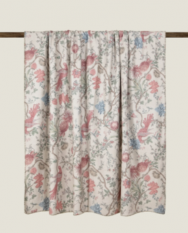 Плед "Frati BAMBOO STAMPATO ARMONIES WHITE" 150*200