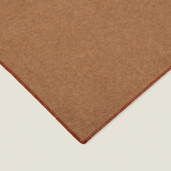 Плед "Frati SOFT BAMBOO BISCOTTO" желто-коричневый 160*200