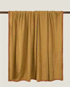 Плед "Frati SOFT BAMBOO ZAFFERANO" желтый 200*260
