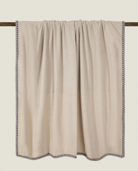 Плед "Frati SOFT BAMBOO NOCCIOLA" бежевый 200*260