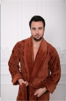 Халат BRANDON Террактовый