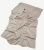 Плед кашемировый  Glen Saxon Border Paisley 120 150*200 песочный, белый