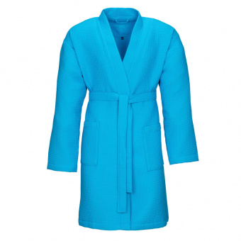 Халат вафельный  "Rom turquoise" бирюзовый