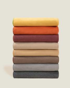Плед "Frati SOFT VISCOSE ANTHRACITE" темно-серый 130*160