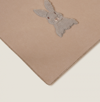 Плед "Frati SWEET RABBIT BEIGE, бежевый 130*160