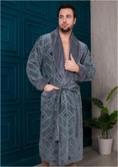 Халат BRANDON Серый